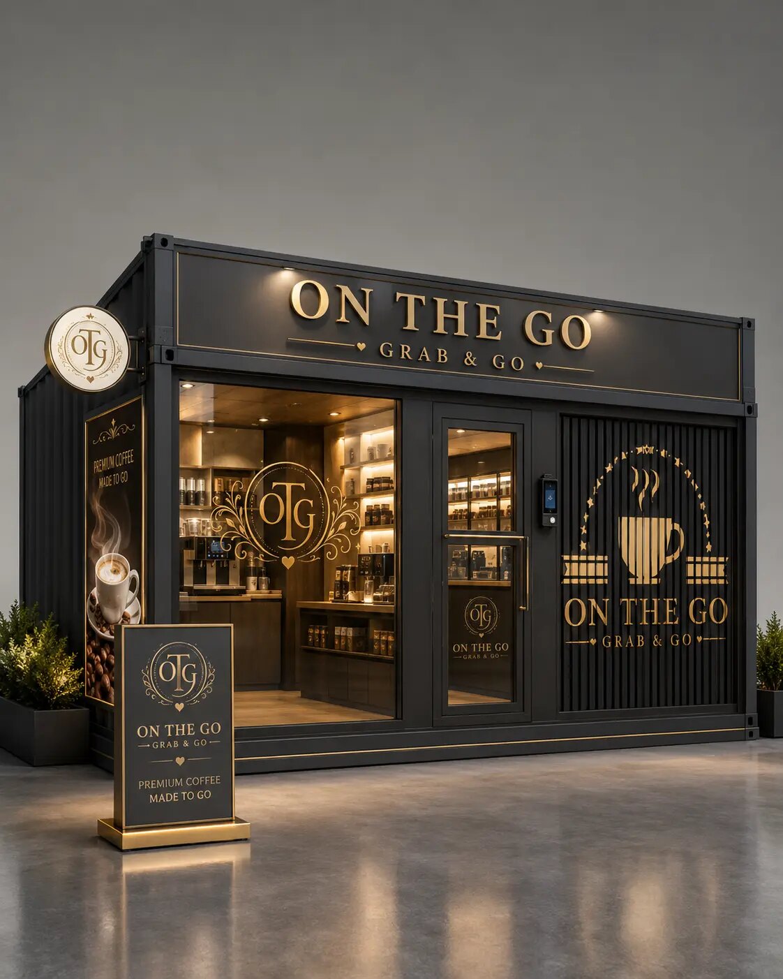 On The Go mobile franchise Coffee Bar format unit