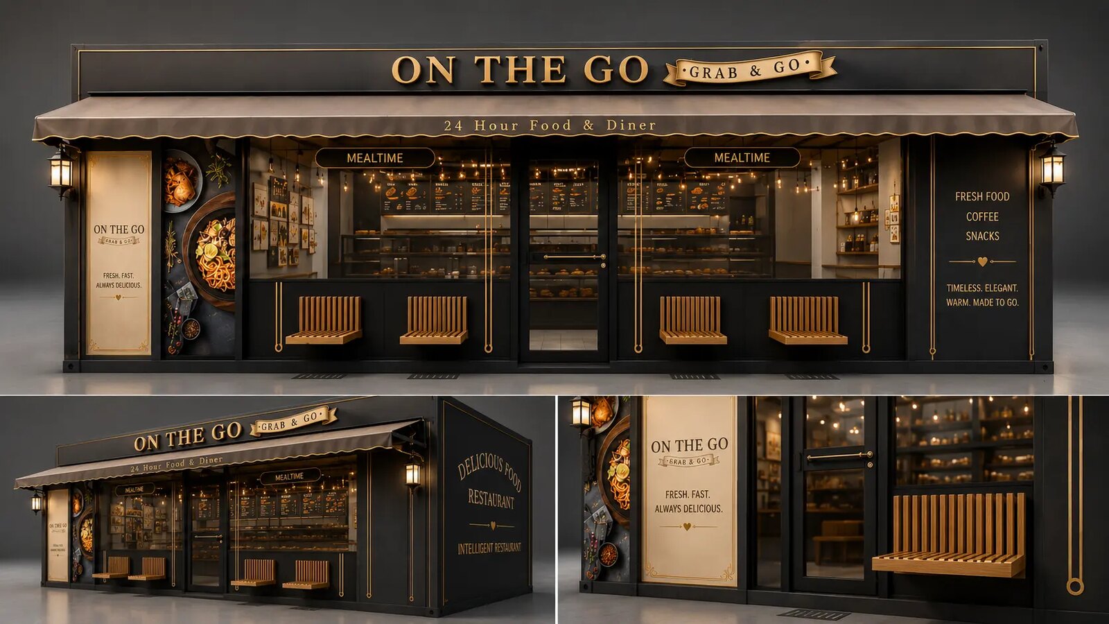 On The Go mobile franchise Diner format unit